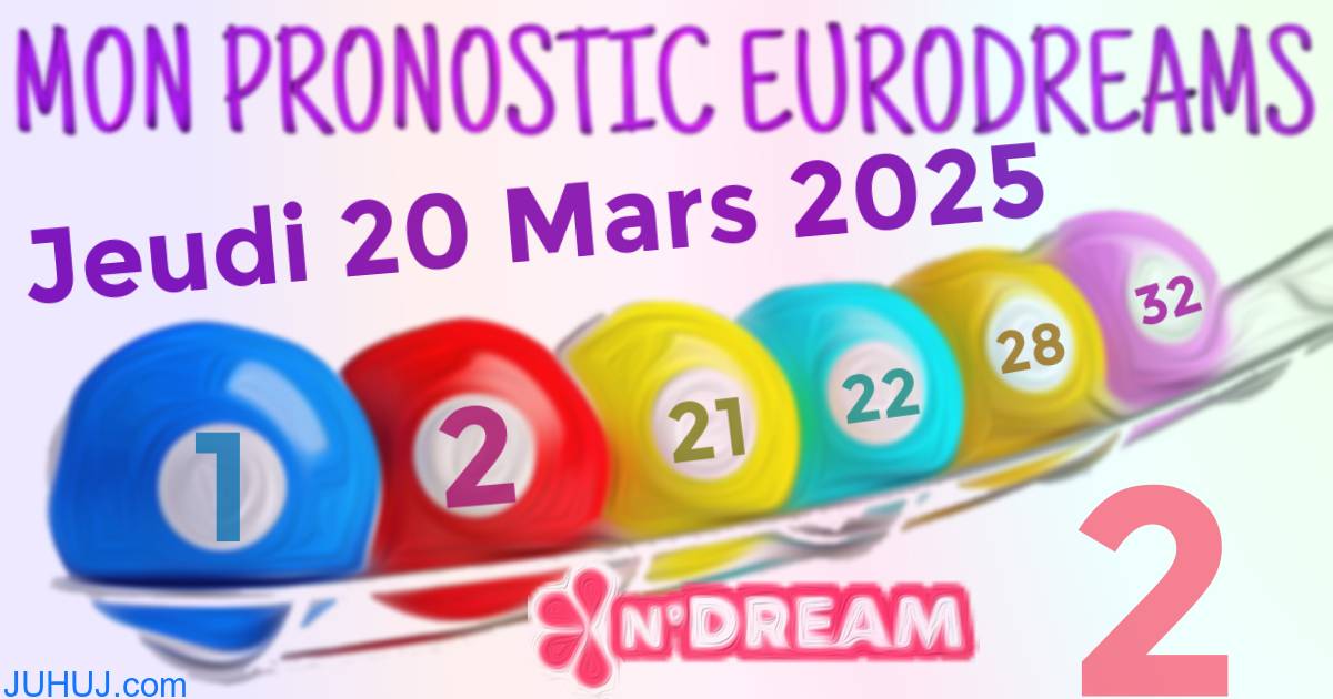 Résultat tirage Euro Dreams du Jeudi 20 Mars 2025.