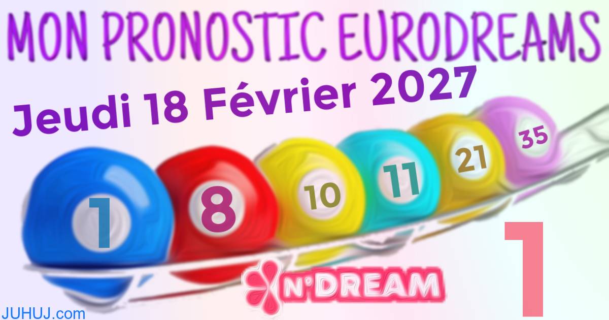 Résultat tirage Euro Dreams du Jeudi 18 Février 2027.