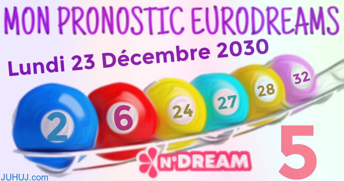 Résultat tirage Euro Dreams du Lundi 23 Décembre 2030.