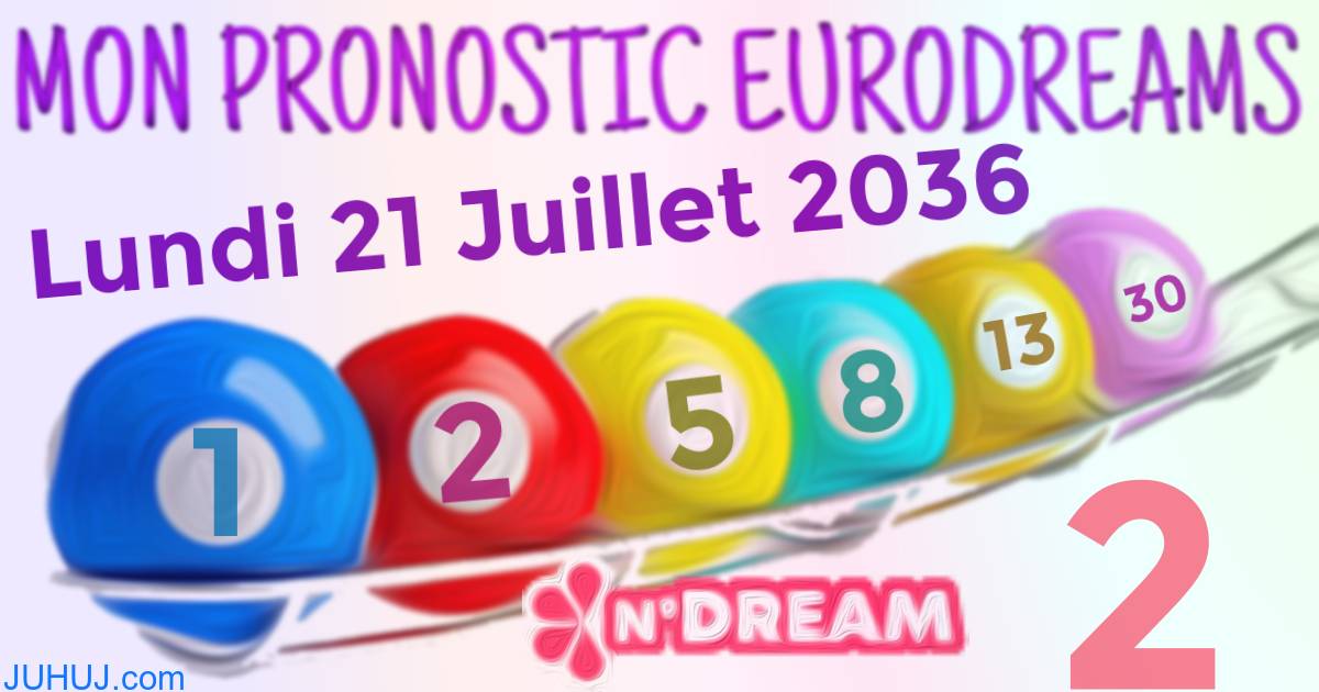 Résultat tirage Euro Dreams du Lundi 21 Juillet 2036.