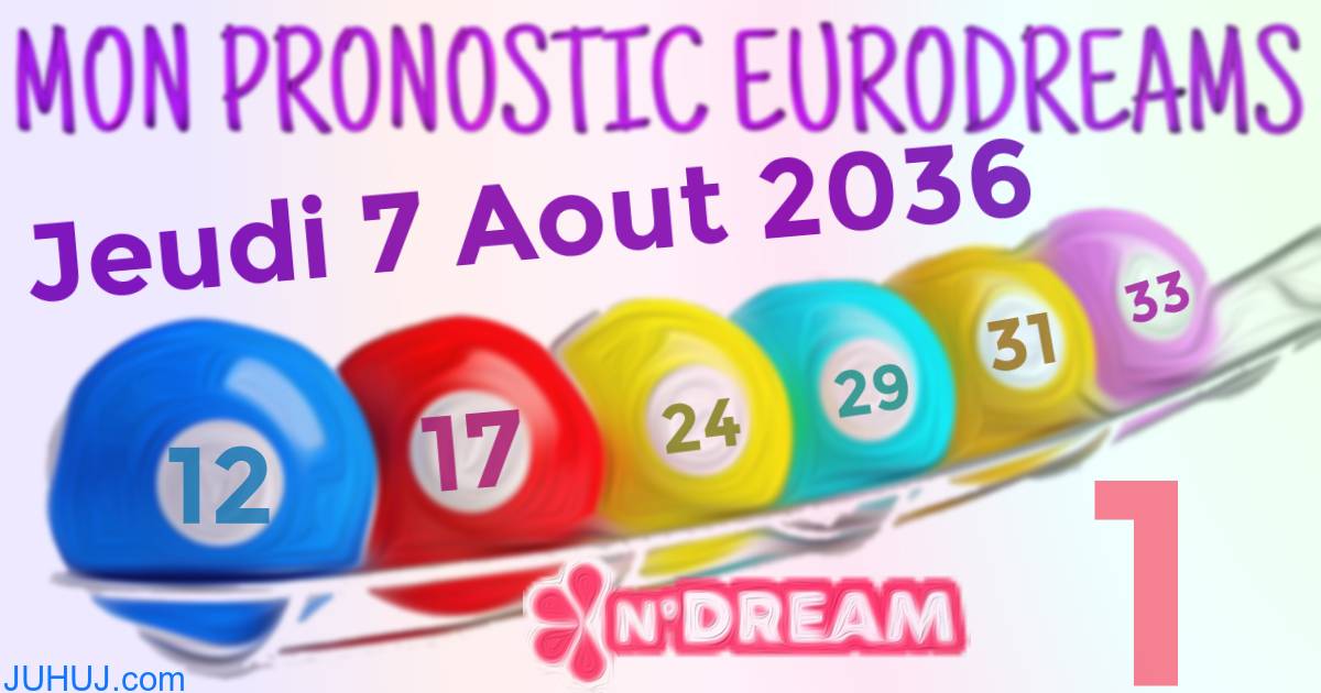 Résultat tirage Euro Dreams du Jeudi 7 Aout 2036.
