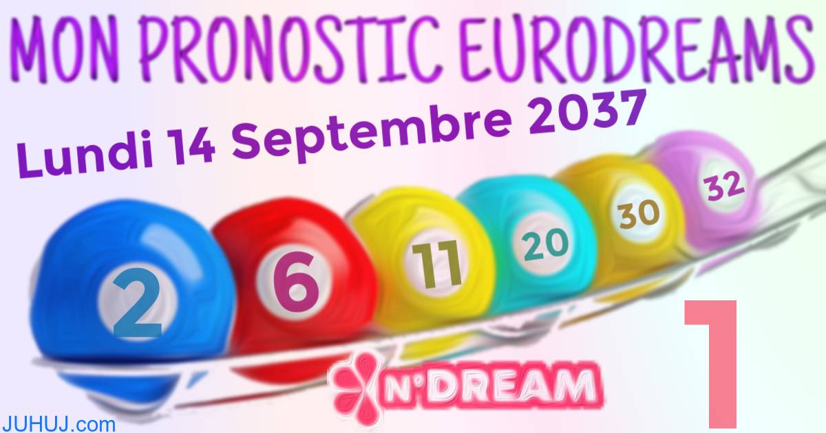 Résultat tirage Euro Dreams du Lundi 14 Septembre 2037.
