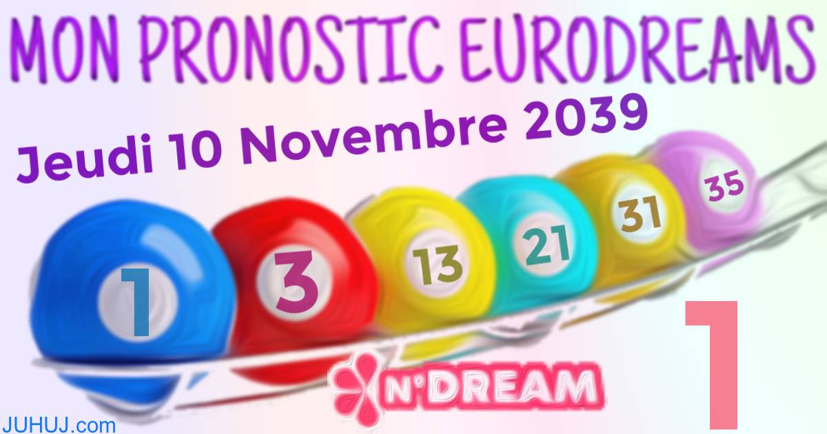 Résultat tirage Euro Dreams du Jeudi 10 Novembre 2039.