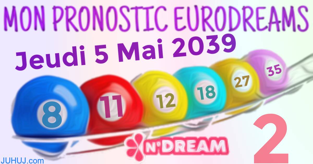 Résultat tirage Euro Dreams du Jeudi 5 Mai 2039.