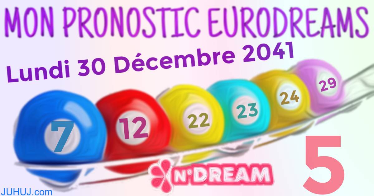 Résultat tirage Euro Dreams du Lundi 30 Décembre 2041.