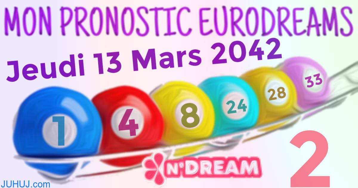 Résultat tirage Euro Dreams du Jeudi 13 Mars 2042.