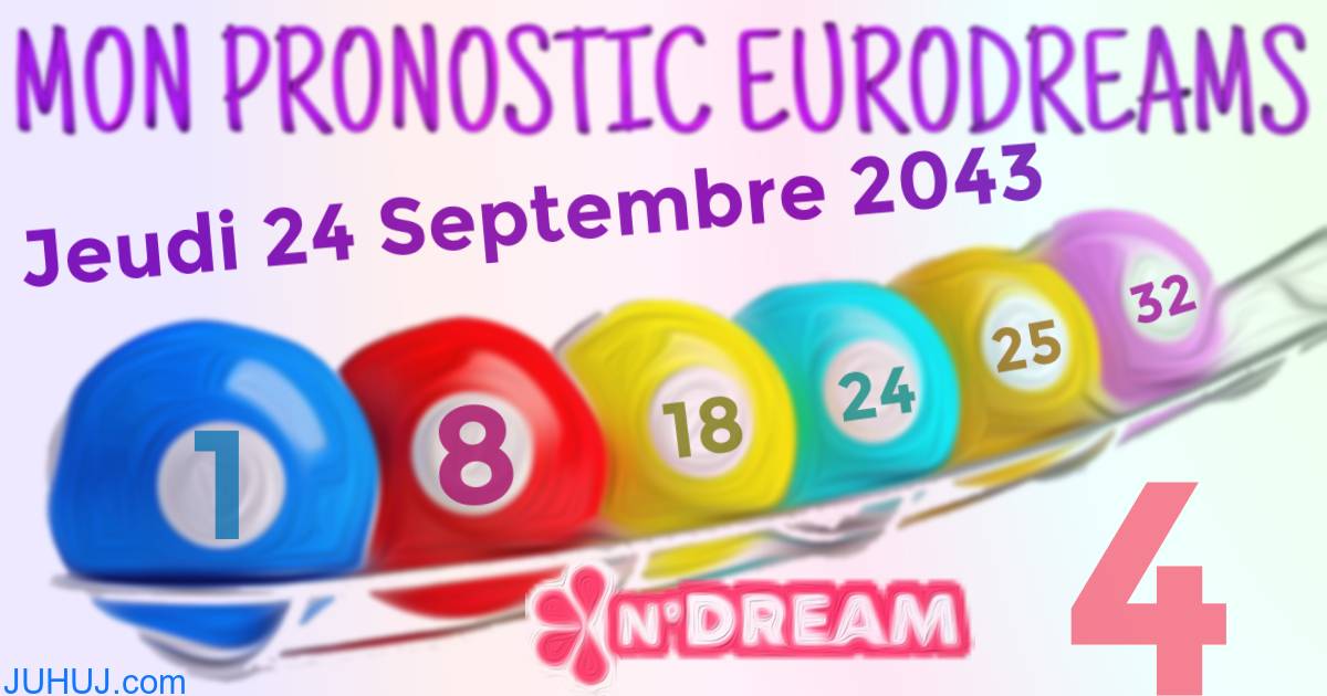 Résultat tirage Euro Dreams du Jeudi 24 Septembre 2043.