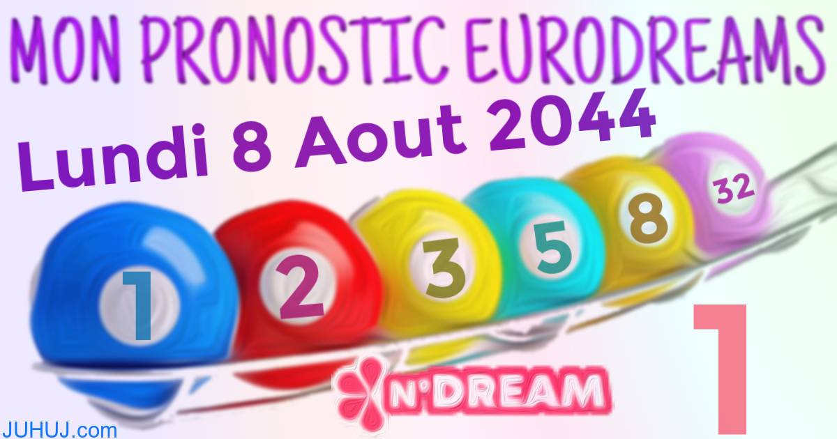 Résultat tirage Euro Dreams du Lundi 8 Aout 2044.