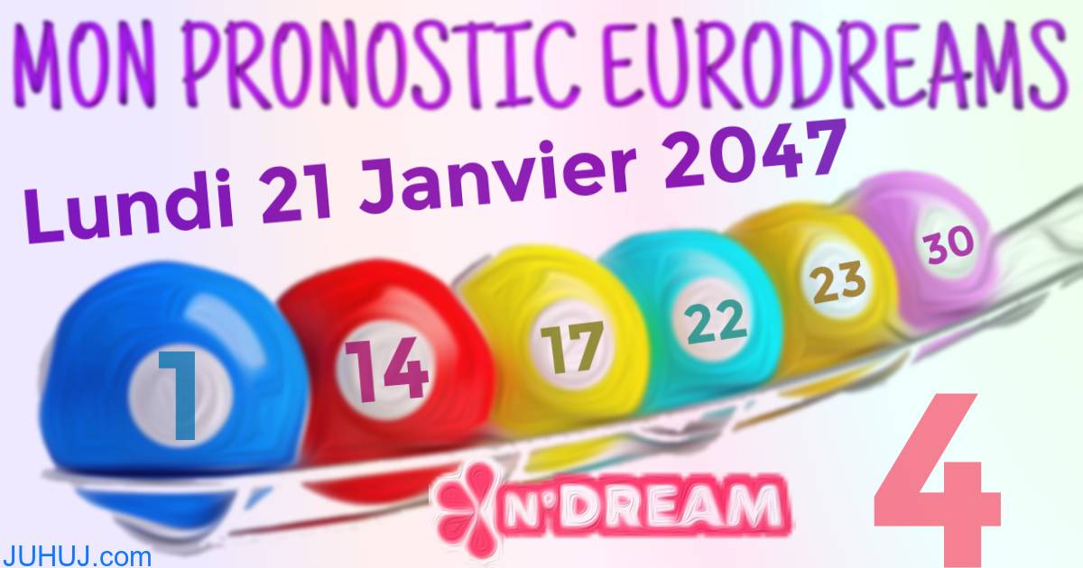 Résultat tirage Euro Dreams du Lundi 21 Janvier 2047.