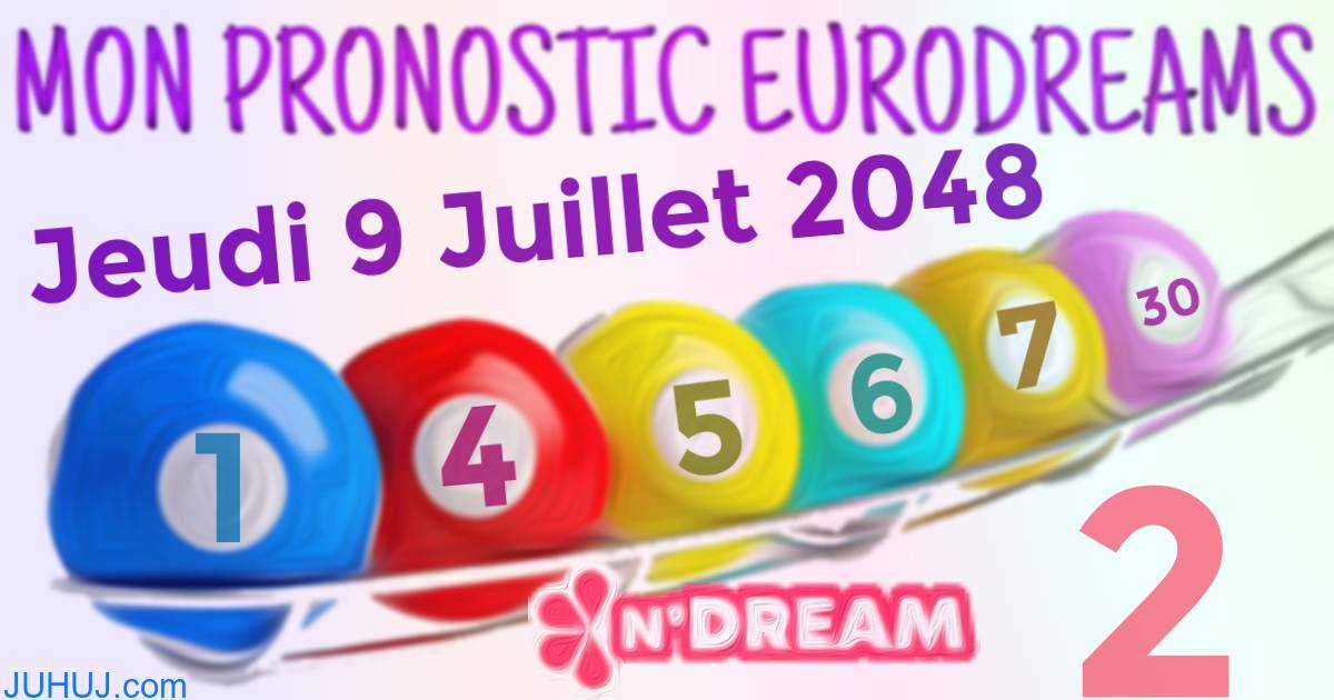 Résultat tirage Euro Dreams du Jeudi 9 Juillet 2048.