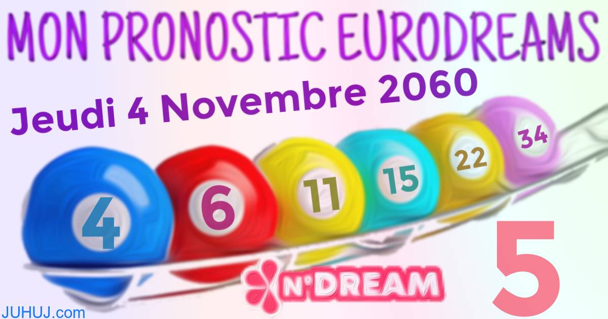 Résultat tirage Euro Dreams du Jeudi 4 Novembre 2060.