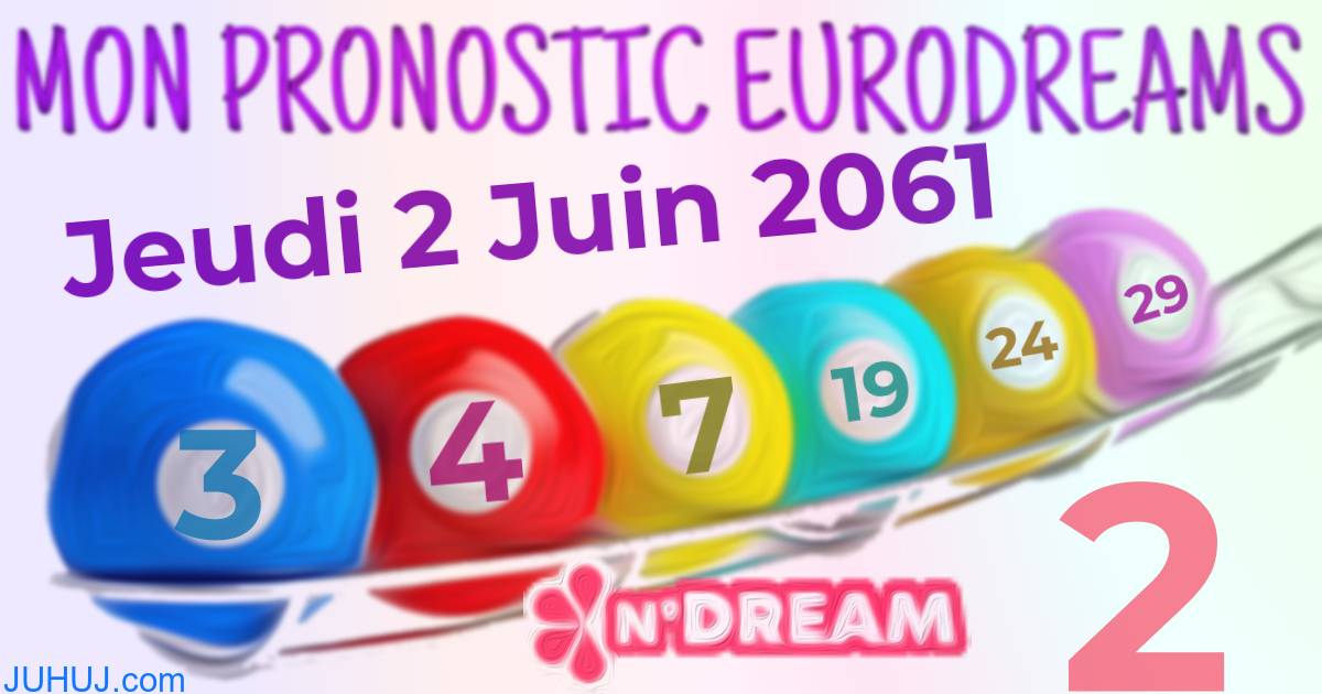 Résultat tirage Euro Dreams du Jeudi 2 Juin 2061.