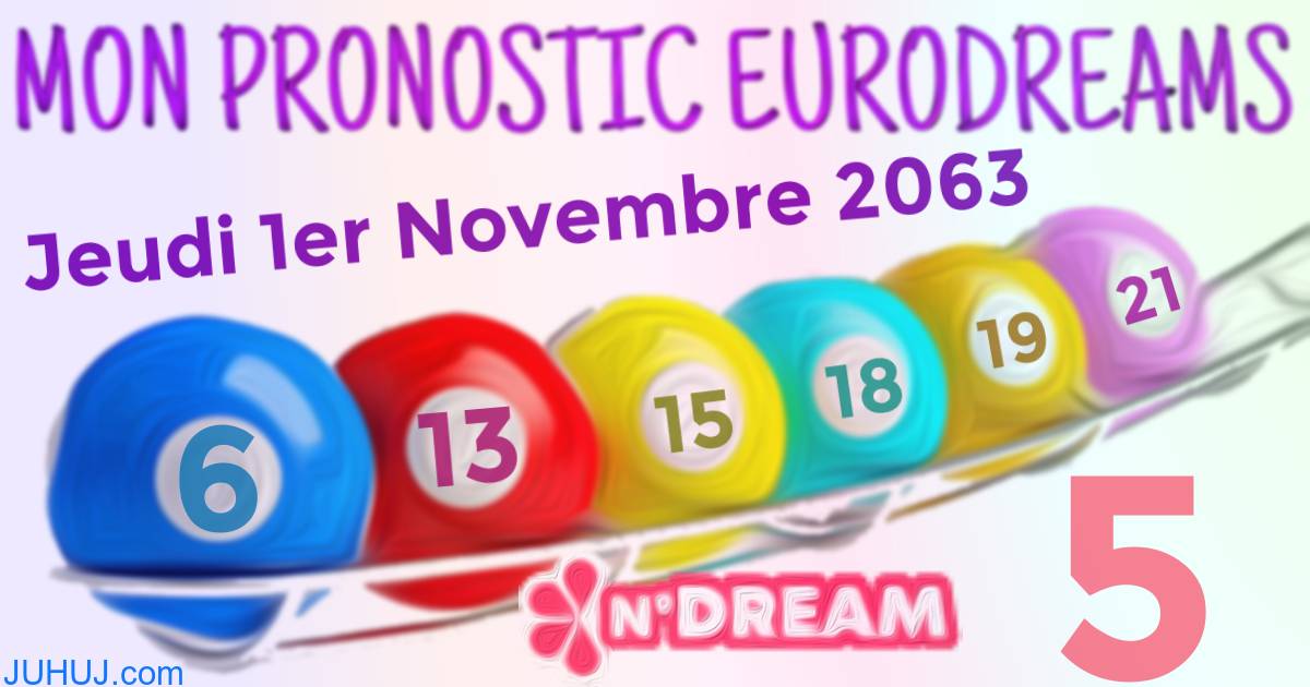 Résultat tirage Euro Dreams du Jeudi 1er Novembre 2063.