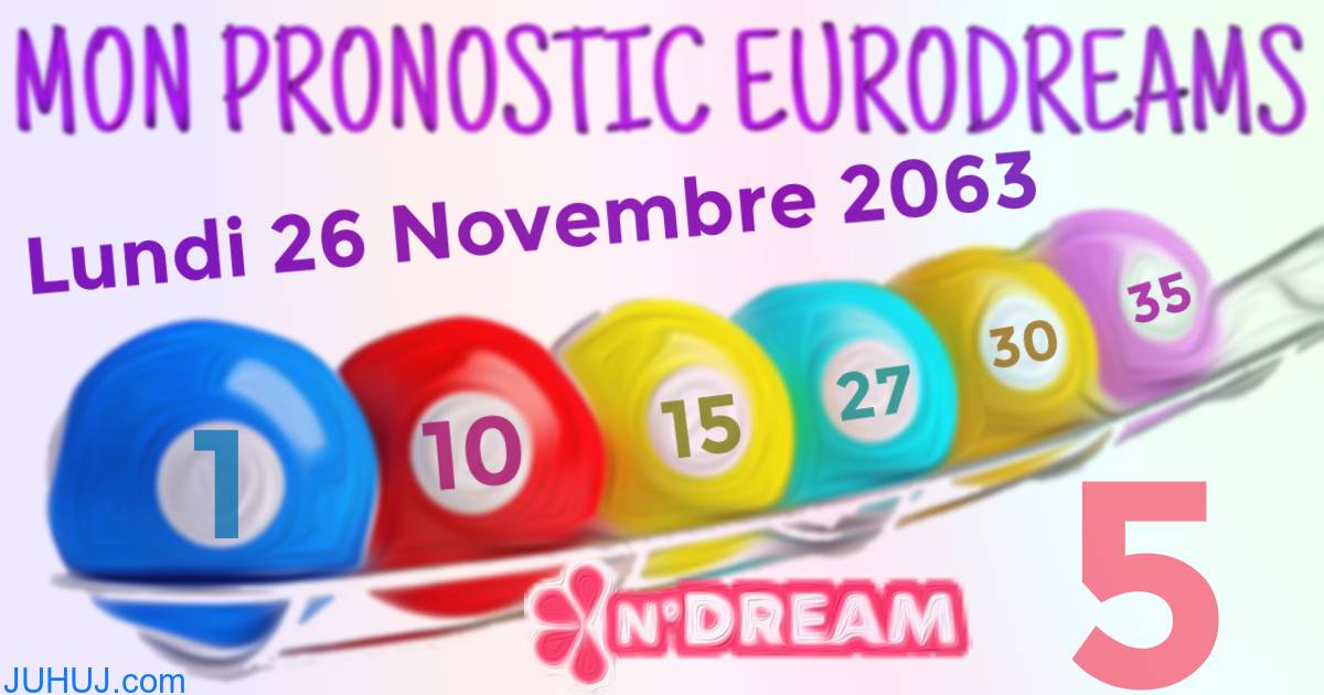 Résultat tirage Euro Dreams du Lundi 26 Novembre 2063.